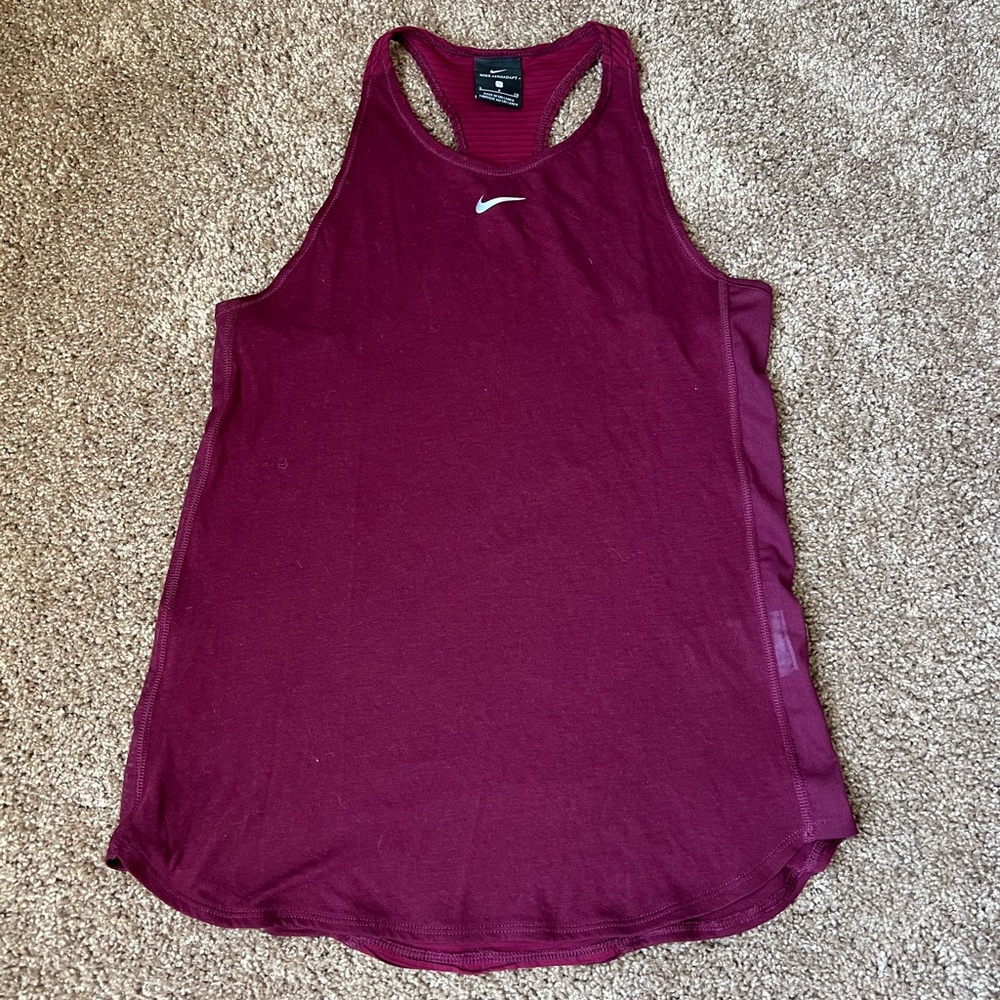 Nike Red Relaxed Tank Top